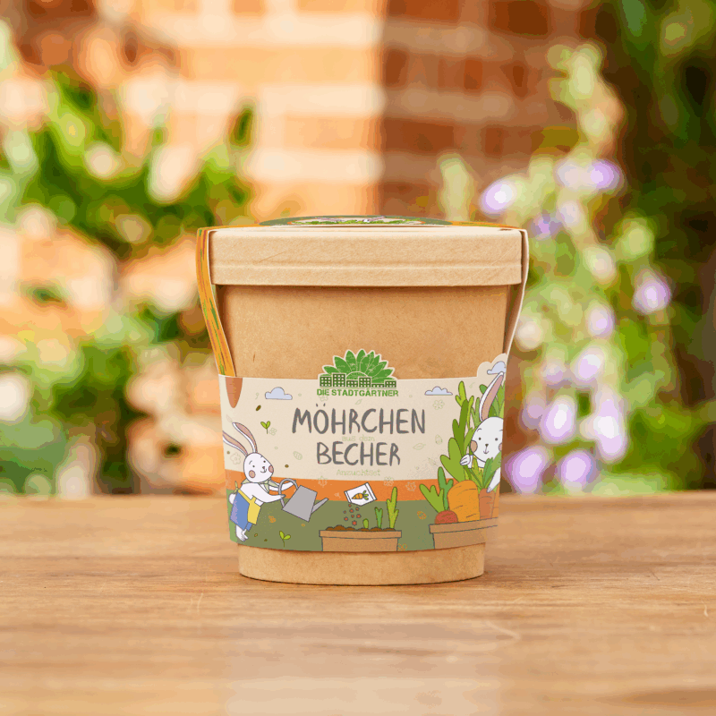 Möhrchenbecher - Anzuchtset für Klein und Groß
