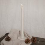 Stabkerzen creme gerillt