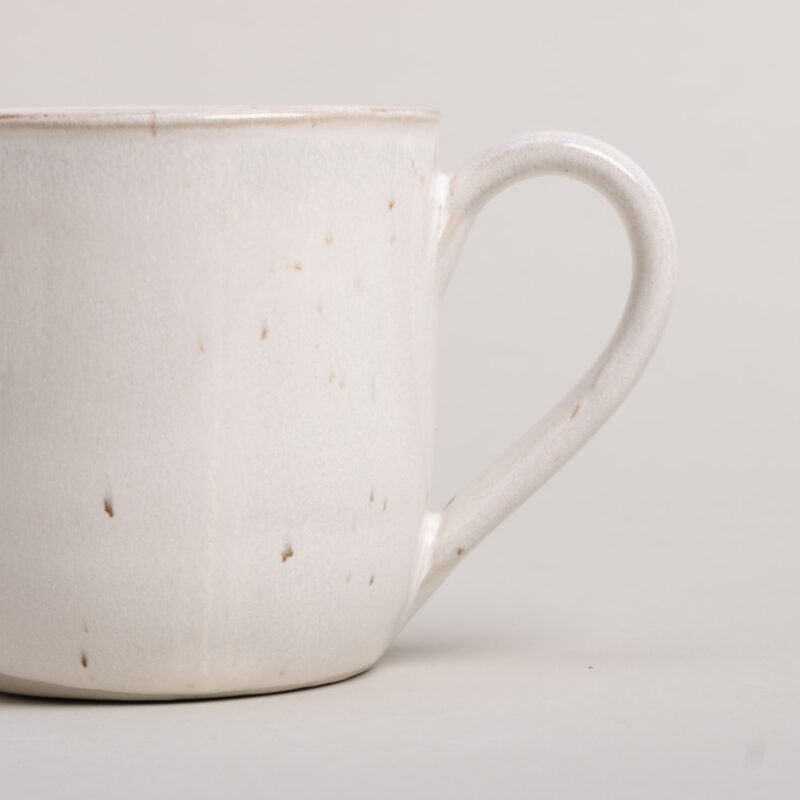 Cappuccino Tasse glasiert "Calma"