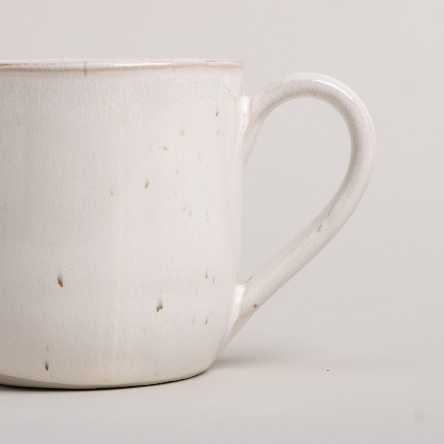 Cappuccino Tasse glasiert "Calma"
