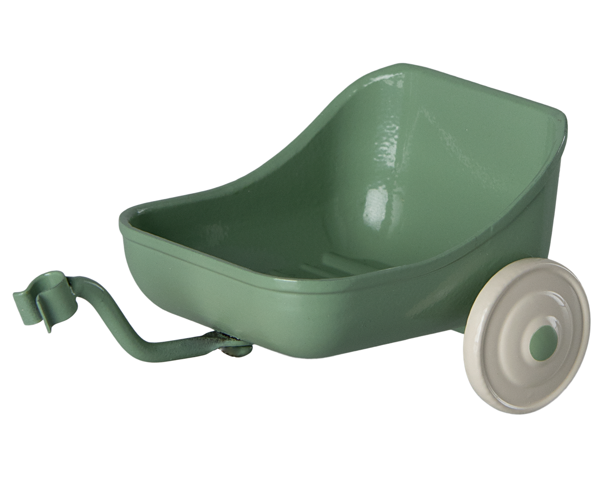 Dreiradanhänger Maus in der Farbe grün