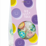 Bonbon mit der Aufschrift "Du bist toll"