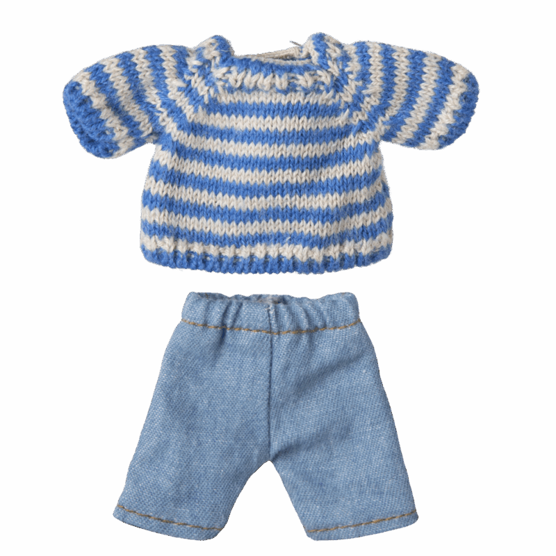 Strickpullover und Hose, Großer Bruder