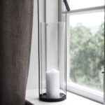 Laterne schwarz groß