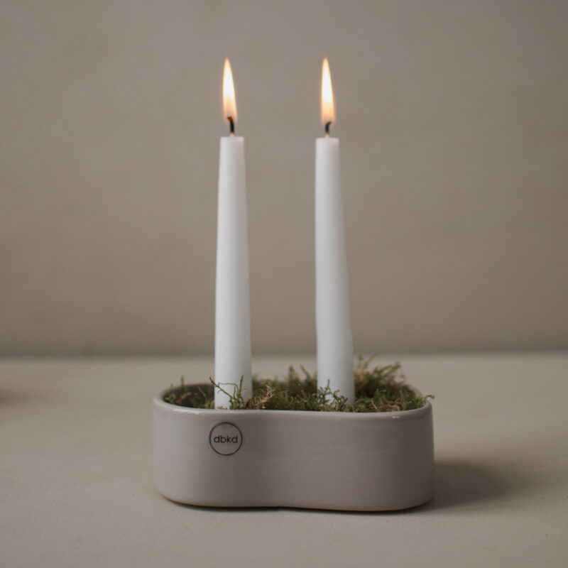 Kerzenständer für zwei Kerzen