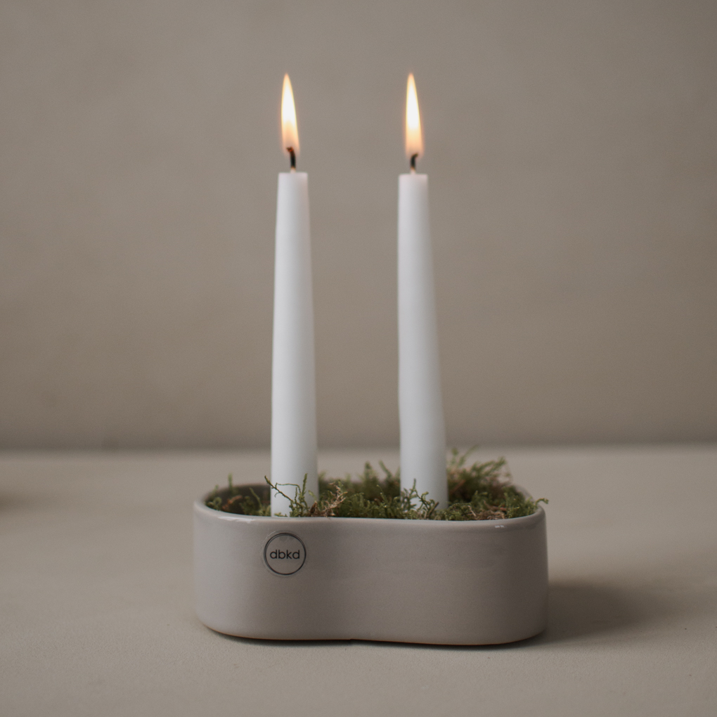 Kerzenständer für zwei Kerzen