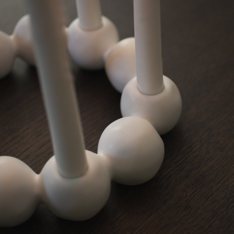 Kerzenständer weiß