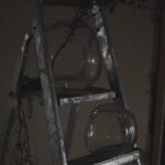 glasvase in pebble kein