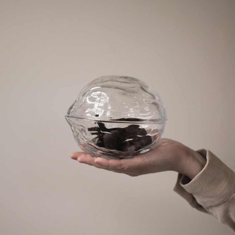 Walnut Bowl in clear