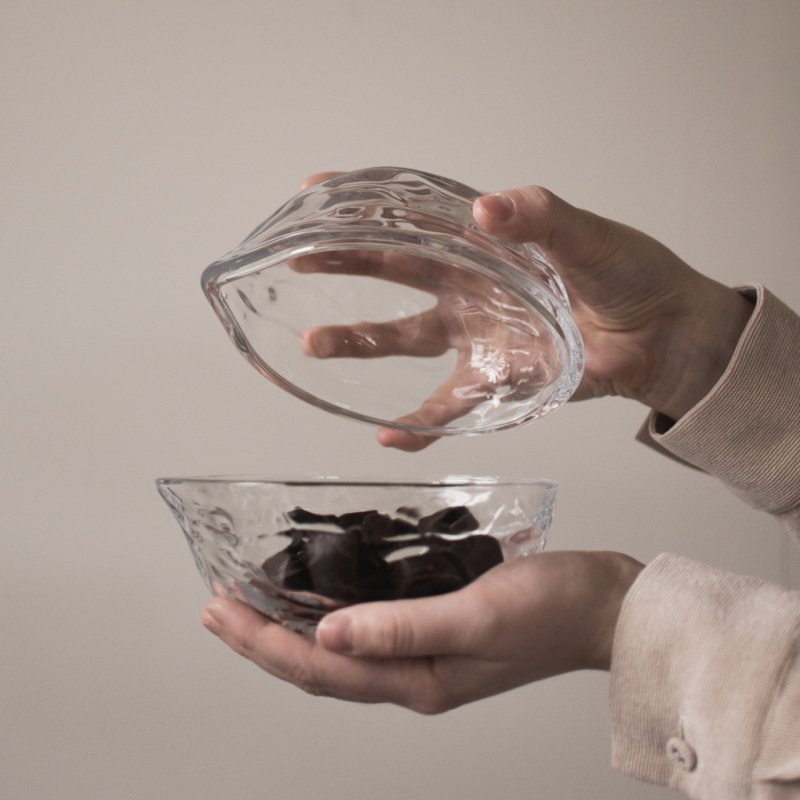 Walnut Bowl in clear