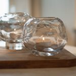 Windlicht in glas für ein teelicht