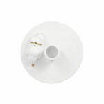 Kerzenhalter mit liegendem Santa