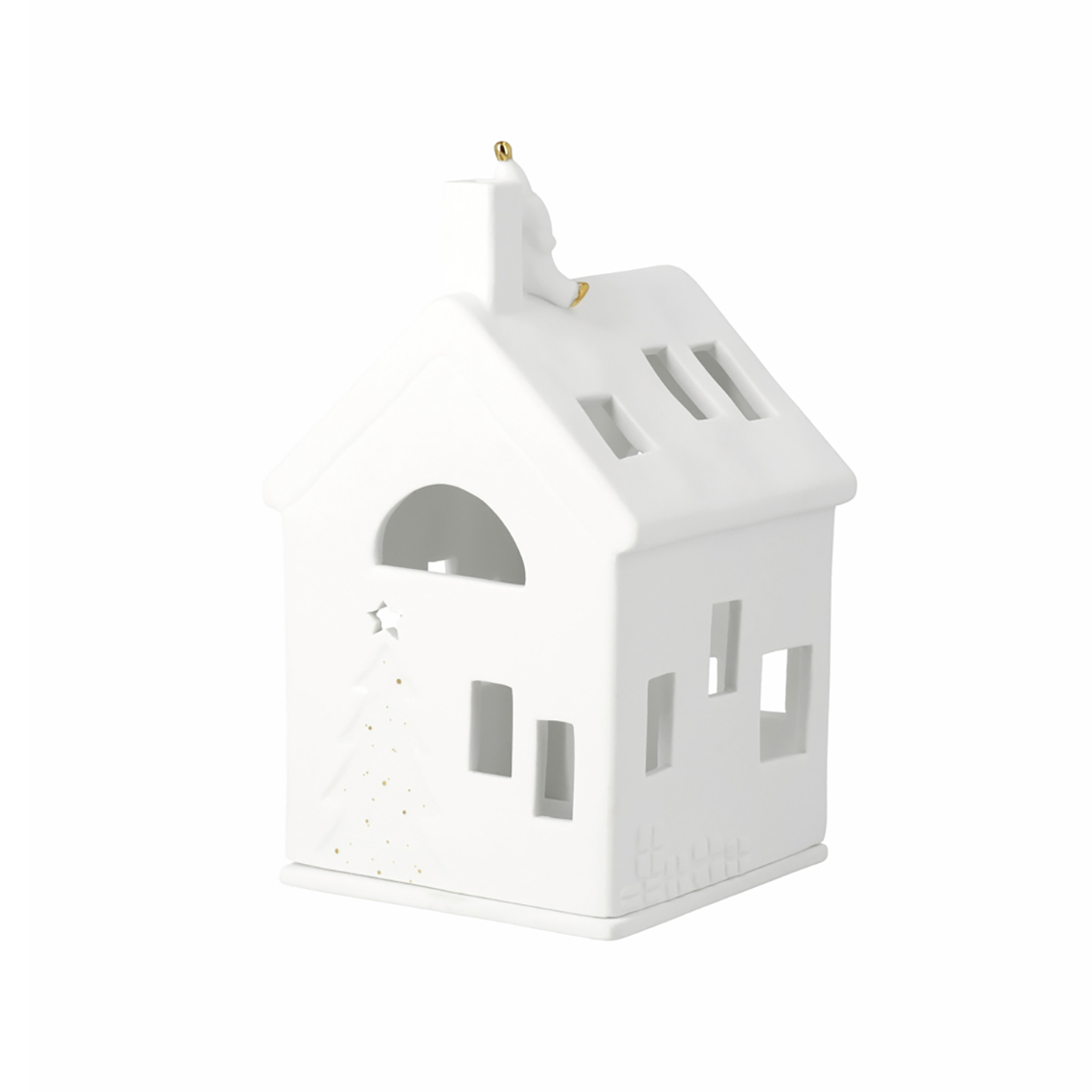 Lichthaus "Warten auf Rudolf" weiß