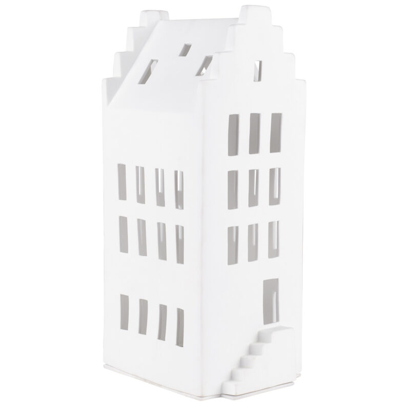 Lichthaus weiß mit Giebeldach