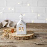 Lichthaus Kapelle weiß/gold klein