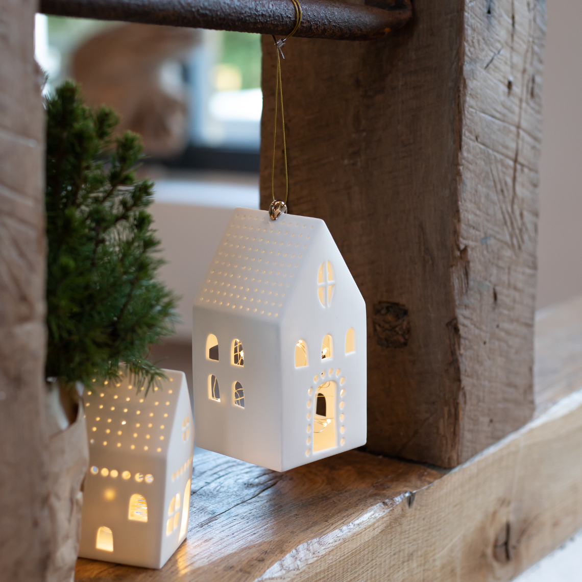 Hängedes Lichthaus groß eckig